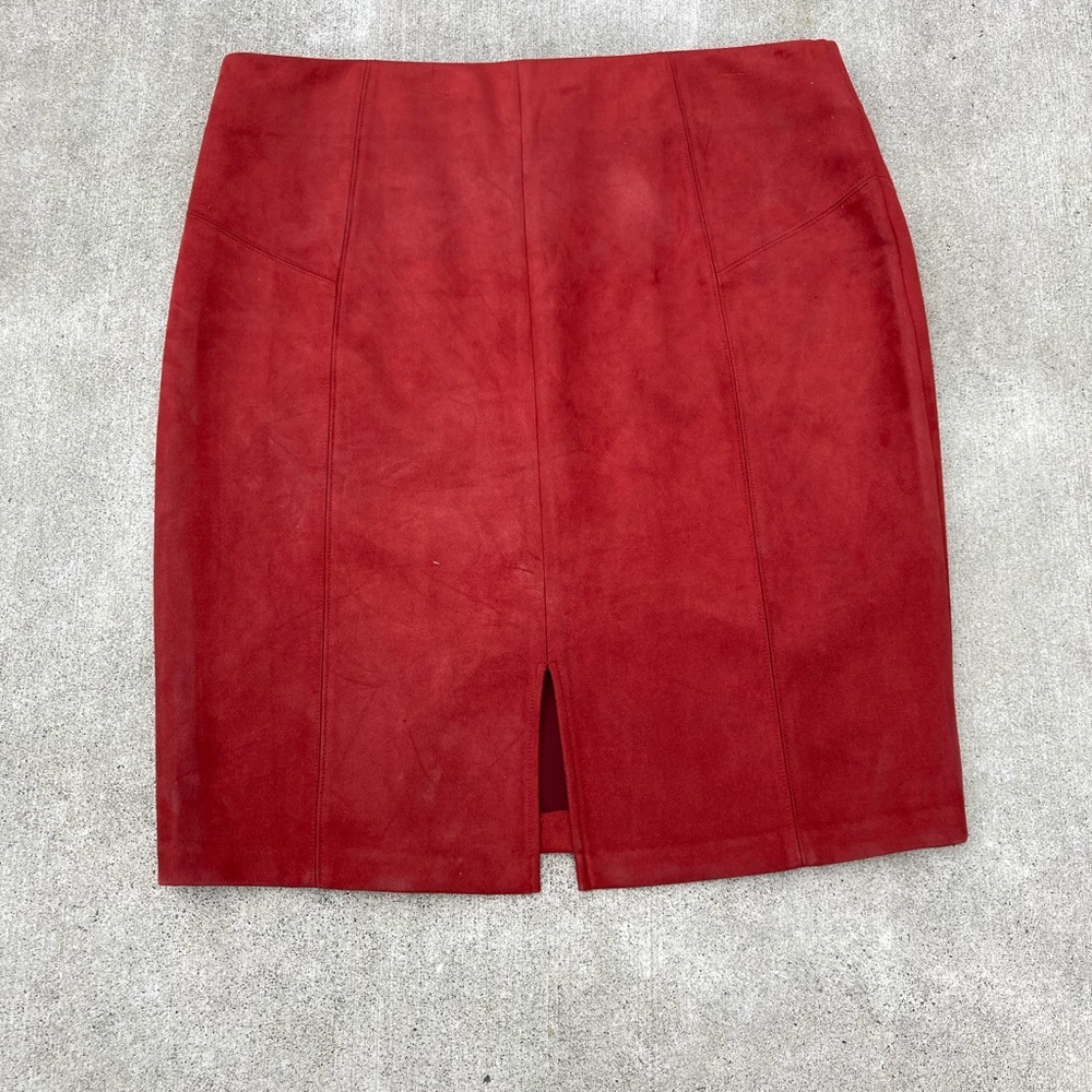 Marc New York: Andrew Marc Suede Pencil Skirt.